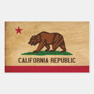 California Flag Rectangular Sticker