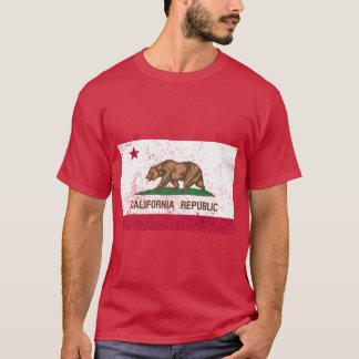 California Flag Republic Vintage Retro Official Be T-Shirt