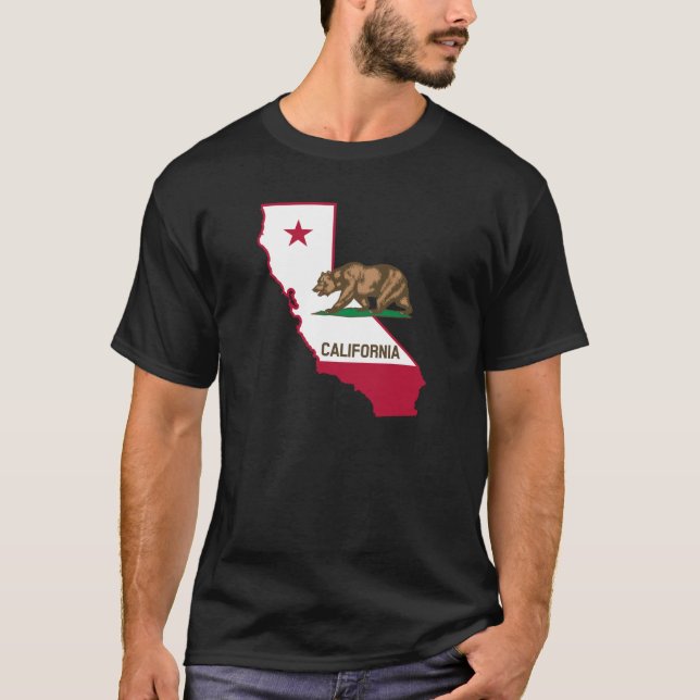 California Flag Silhouette T-Shirt (Front)