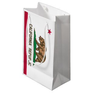 California Flag Small Gift Bag