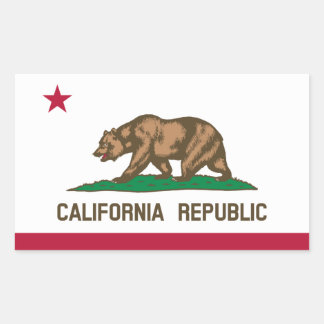 California* Flag Sticker