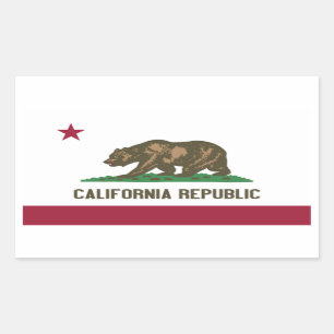 "California Flag" Stickers