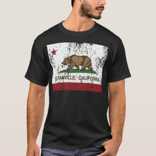 california flag susanville distressed T-Shirt