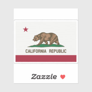 California Flag Template