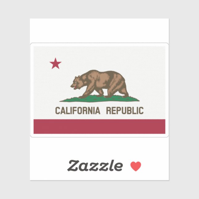California Flag Template (Sheet)