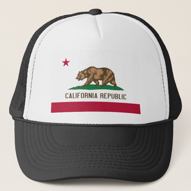 California Flag Trucker Hat (Front)