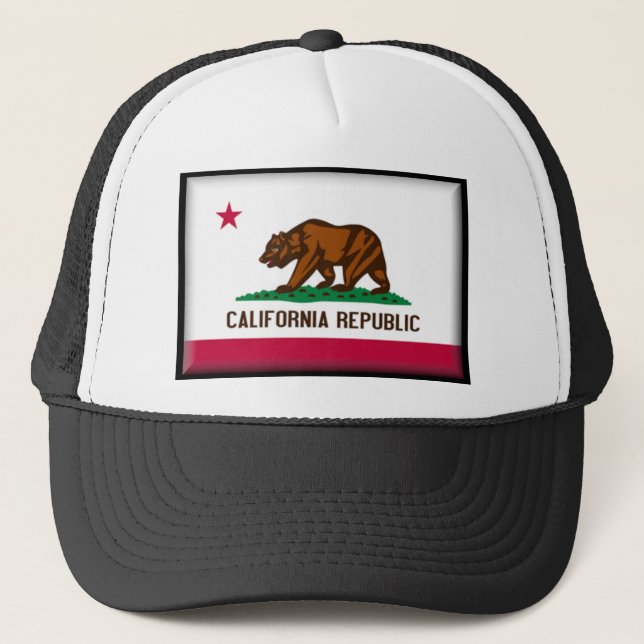 California Flag Trucker Hat (Front)