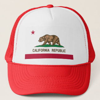 California Flag Trucker Hat