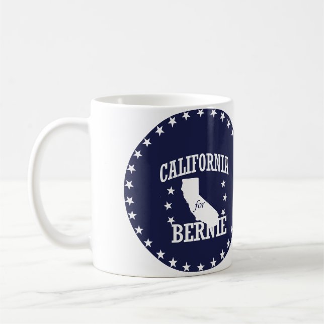 CALIFORNIA FOR BERNIE SANDERS COFFEE MUG (Left)