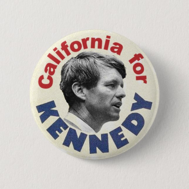 California for Kennedy button (Front)