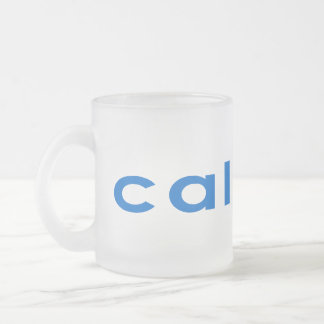 California - forever - cool frosted glass coffee mug