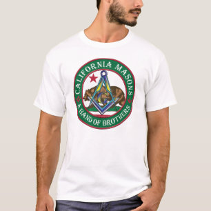 California Freemasons. A Band of Brothers. T-Shirt