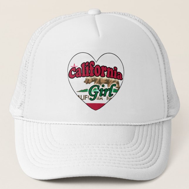 California Girl Trucker Hat (Front)