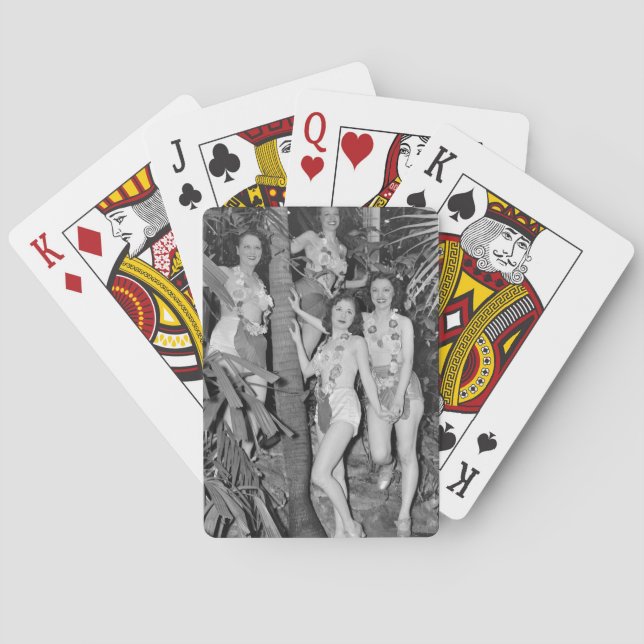 California Girls, 1930s Playing Cards (Back)