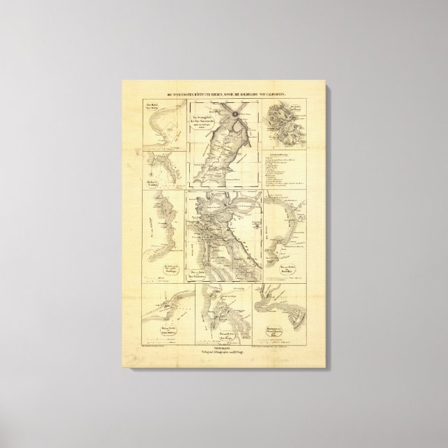 California Gold Rush Canvas Print (Front)