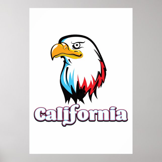 California Golden eagle Poster (Front)