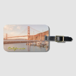 California Golden Gate Bridge at Morning Luggage Tag