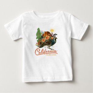 California Golden State Historical Landmarks Sites Baby T-Shirt