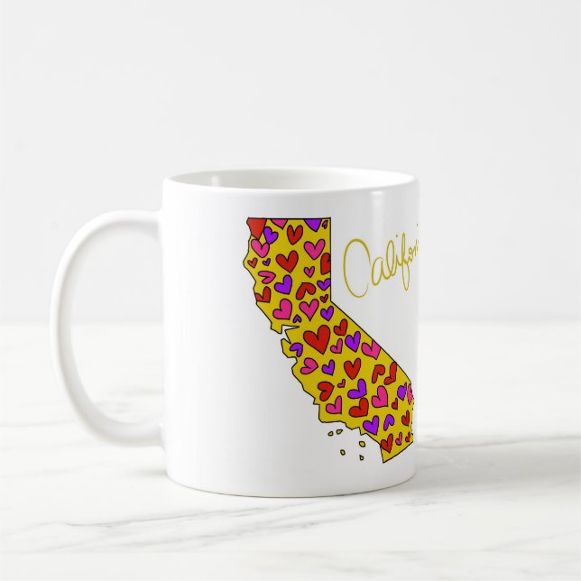 California Golden State Love Mug (Left)