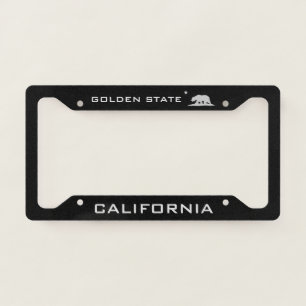 California Golden State With Logo Licence Plate Frame