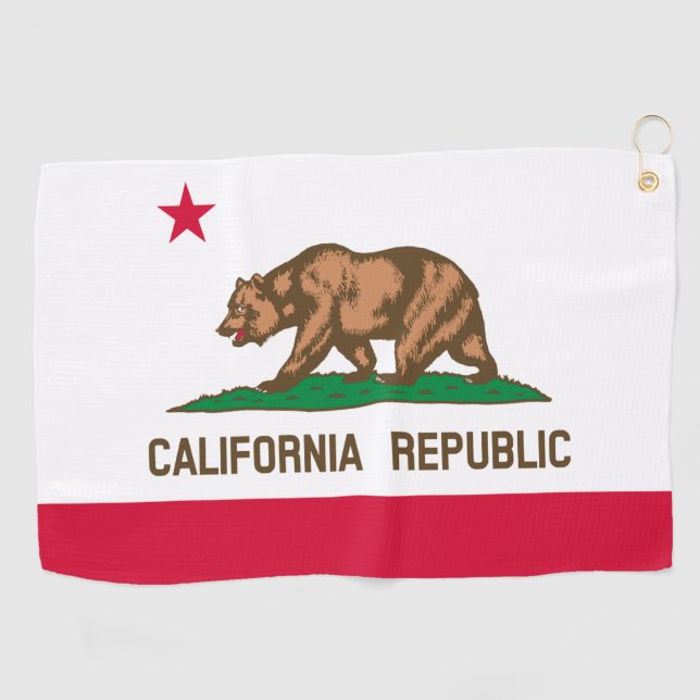 California Golf Towel (Horizontal)