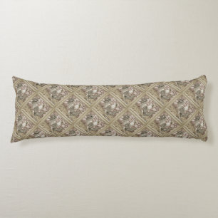 California Gray Chickens Body Cushion