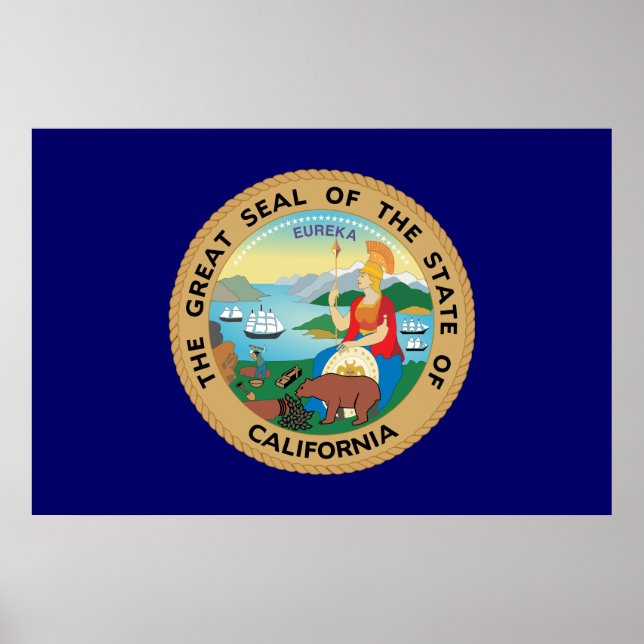 California Great Seal Poster (Front)