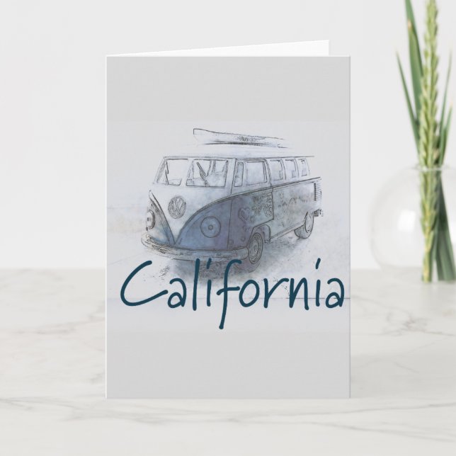California Greeting Card (Front)