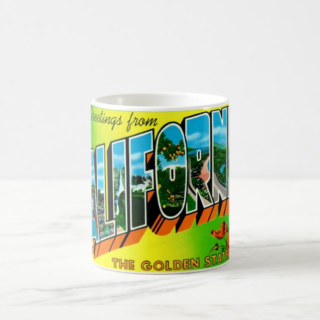 California Greeting Postcard   Coffee Mug (Center)
