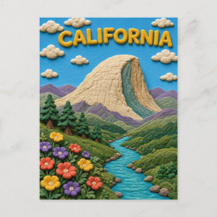 California Half Dome Modern KLAYKOO Postcard