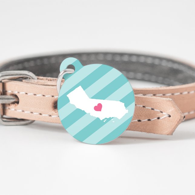California Heart Pet Tag (Creator Uploaded)