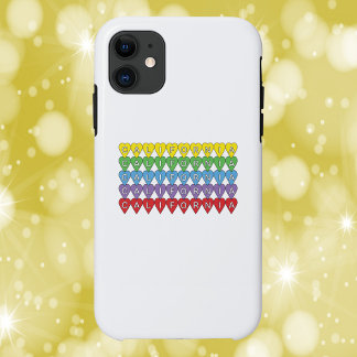 California Hearts Colourful iPhone 11 Case