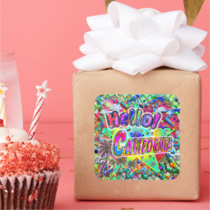 California Hello! Sticker