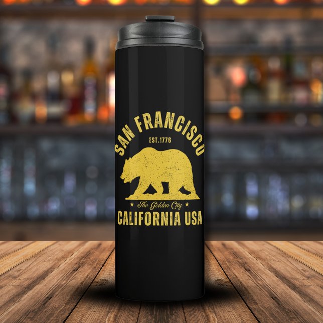 California Heritage Bear – San Francisco Thermal Tumbler (Creator Uploaded)
