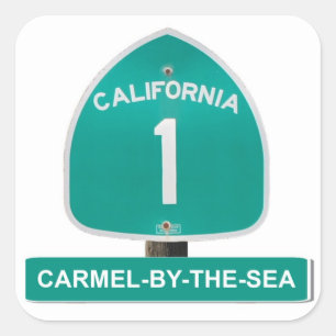 California Highway 1 Carmel By The Sea Stickers