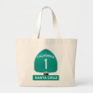 California Highway 1 Santa Cruz Tote Bag