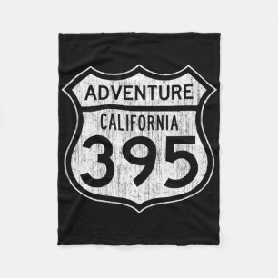 California Highway &#; 5 - Hiking Fishing Climbing Fleece Blanket