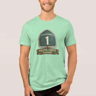 California Highway one Pacific Coast Highway Tri-Blend Shirt