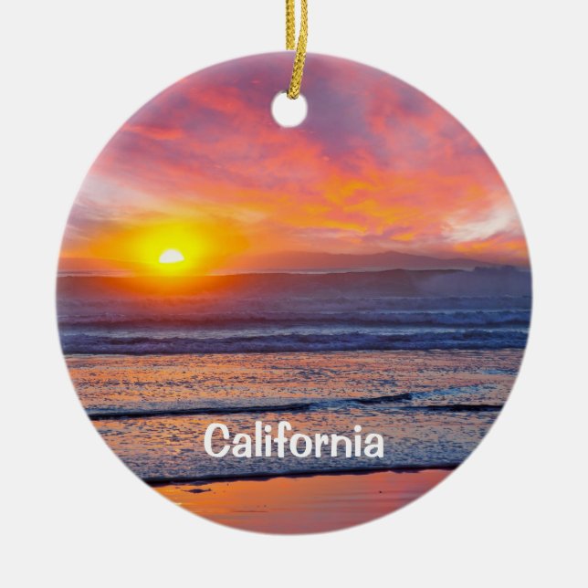 California Holiday Ornament (Front)