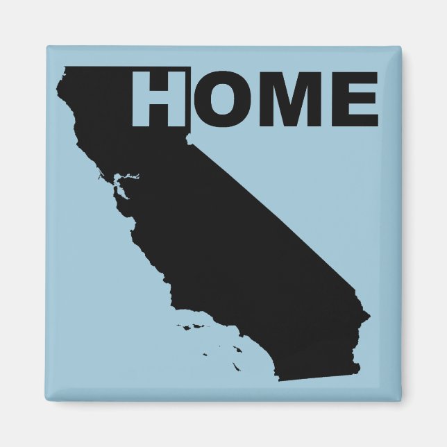 California Home Refrigerator Fridge Magnet (Front)