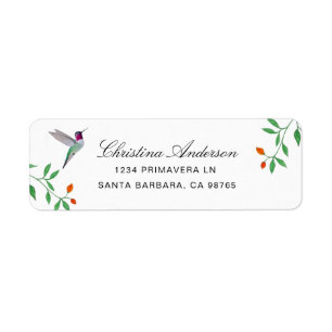 California Hummingbird Address