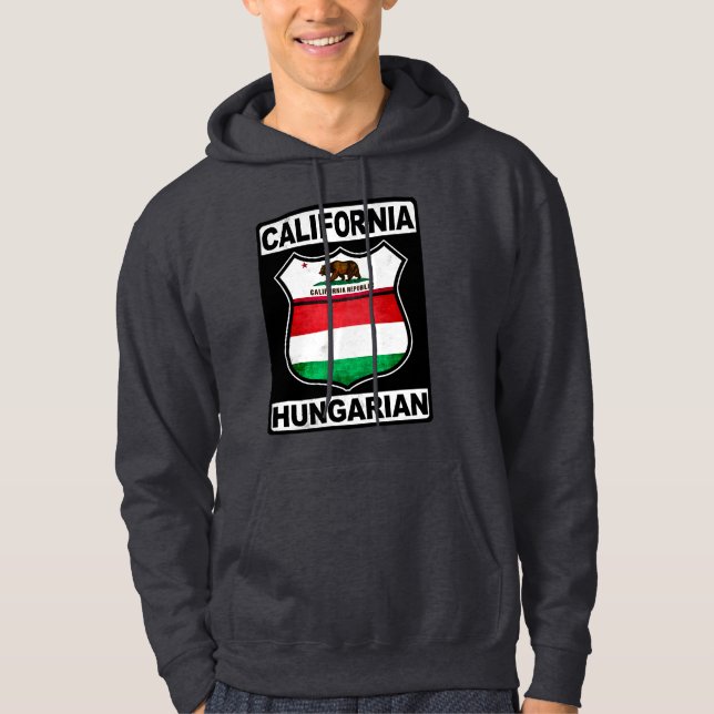 California Hungarian American Hoodie (Front)