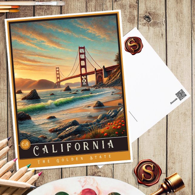 California | Hyper-Realistic State Postcard (Creator Uploaded)