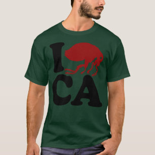 California I FLEE flea CA I Left California Funny T-Shirt