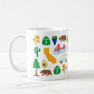 California Icons Coffee Mug