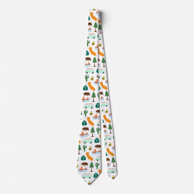 California Icons Tie (Front)