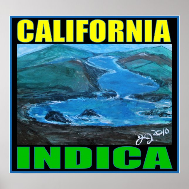 CALIFORNIA INDICA POSTER (Front)