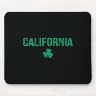 California Irish Shamrock St Patrick's Day  Mouse Mat