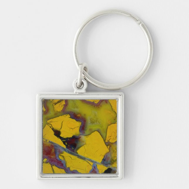 California Jasper Key Ring (Front)
