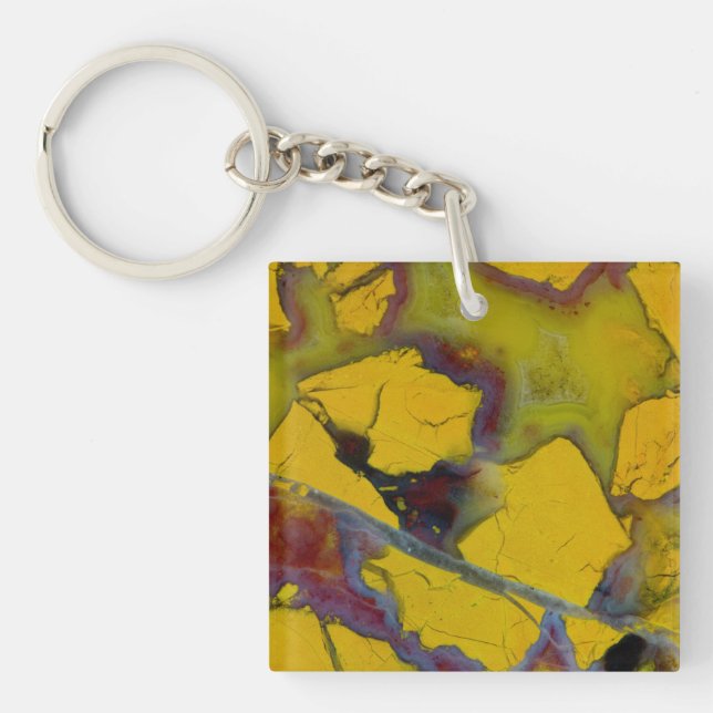 California Jasper Key Ring (Front)